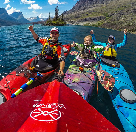 Happy family in Journey limited release Jackson Kayaks
